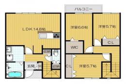 貸家間取り図面
