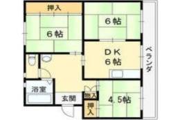 富田団地73号棟間取り図面