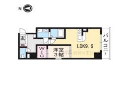 アルカディア茨木中津町間取り図面