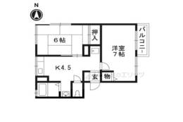 ラ・クルー横江間取り図面