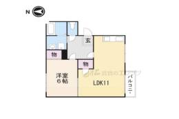 ドミールコウＢ棟間取り図面