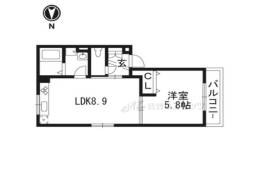 KTIレジデンス高槻E間取り図面