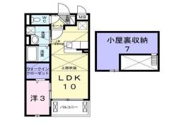 アンソレイエ　Ｎ間取り図面
