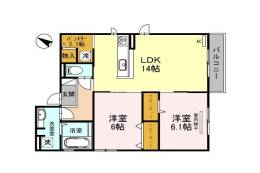 ソフィアコート鳥飼　B棟間取り図面
