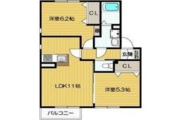 メル・ベイユＢ間取り図面