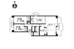 マウントビュー西田中間取り図面