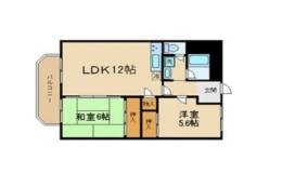 グリースシャトー桃山台間取り図面