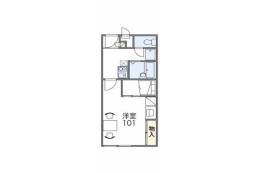 レオパレスＭ’ｓ　ｉｎｎⅠ間取り図面