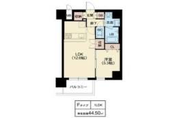 スプランディッド江坂駅前間取り図面