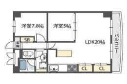 アパルトマン北千里間取り図面