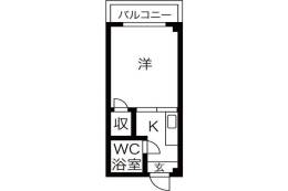 千里山コーポ間取り図面