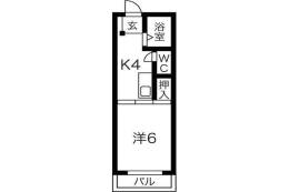 コスモハイツ今宮間取り図面
