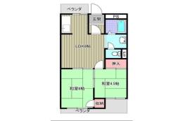 長野コーポＢ棟間取り図面