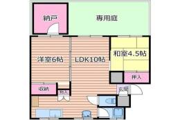 摂津マンションＢ棟間取り図面