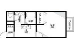 アンプルール mille間取り図面