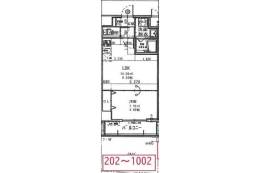 Halu江坂東間取り図面