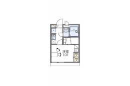 レオパレス門Ⅱ間取り図面