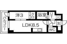 ビエラコート岸部中間取り図面