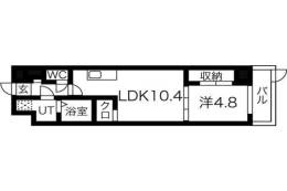 ビエラコート岸部中間取り図面