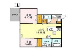 D-residence八幡町間取り図面