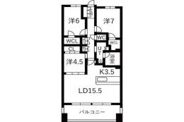 リーザス南千里間取り図面