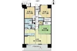 ライオンズ南千里佐竹台グランハート　スカイヴィラ間取り図面