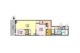 ラ・パーチェ江坂　Ⅱ間取り図面