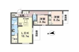 シャーメゾン　ケー間取り図面