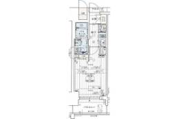 エステムコート新大阪Ⅹザ・ゲート間取り図面