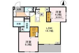 めぞん西田中間取り図面