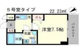 メインステージ西天満T’s SQUARE間取り図面