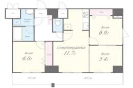 トレヴァンス梅田間取り図面