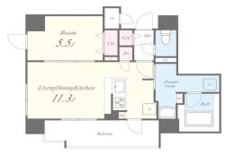 SKYレジデンス大阪梅田間取り図面