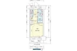プレサンス西中島南方セレスト間取り図面