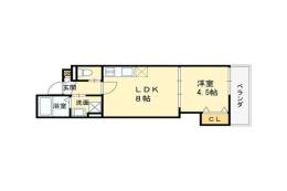 仮称）高槻市赤大路共同住宅間取り図面