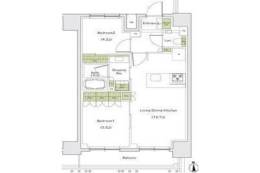 ザ・パークハビオ同心間取り図面