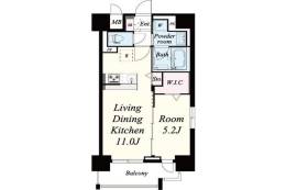 セレーナ コンフォルト天神橋間取り図面