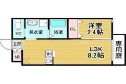 リアコート関大前Ⅱ間取り図面