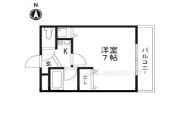 シャトーボヌゥール郡家本町間取り図面