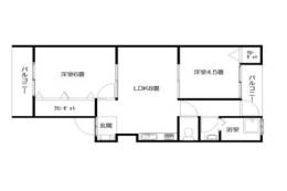 阿武野第2マンション間取り図面