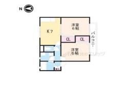 ハイカムールB棟間取り図面