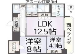 アスール江坂3rd間取り図面