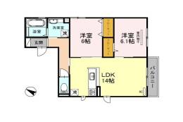 ソフィアコート鳥飼　A棟間取り図面