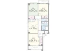 シャルマン摂津間取り図面