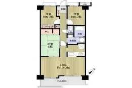 東千里OMパレス1間取り図面