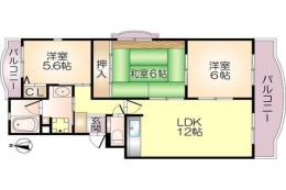 ベル・ドミール南茨木間取り図面