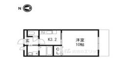 アンプルール　クラージュ　ウエストヒルズ間取り図面