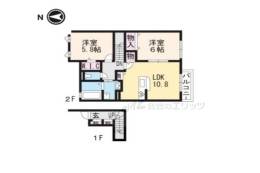 エスポワール森脇Ａ棟間取り図面
