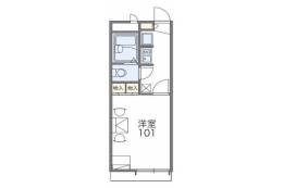 レオパレスシャローム氷室間取り図面
