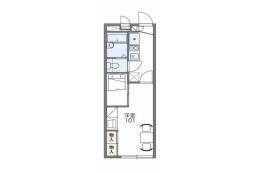 レオパレスフローラ須賀間取り図面